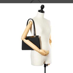 Black canvas Gucci bag